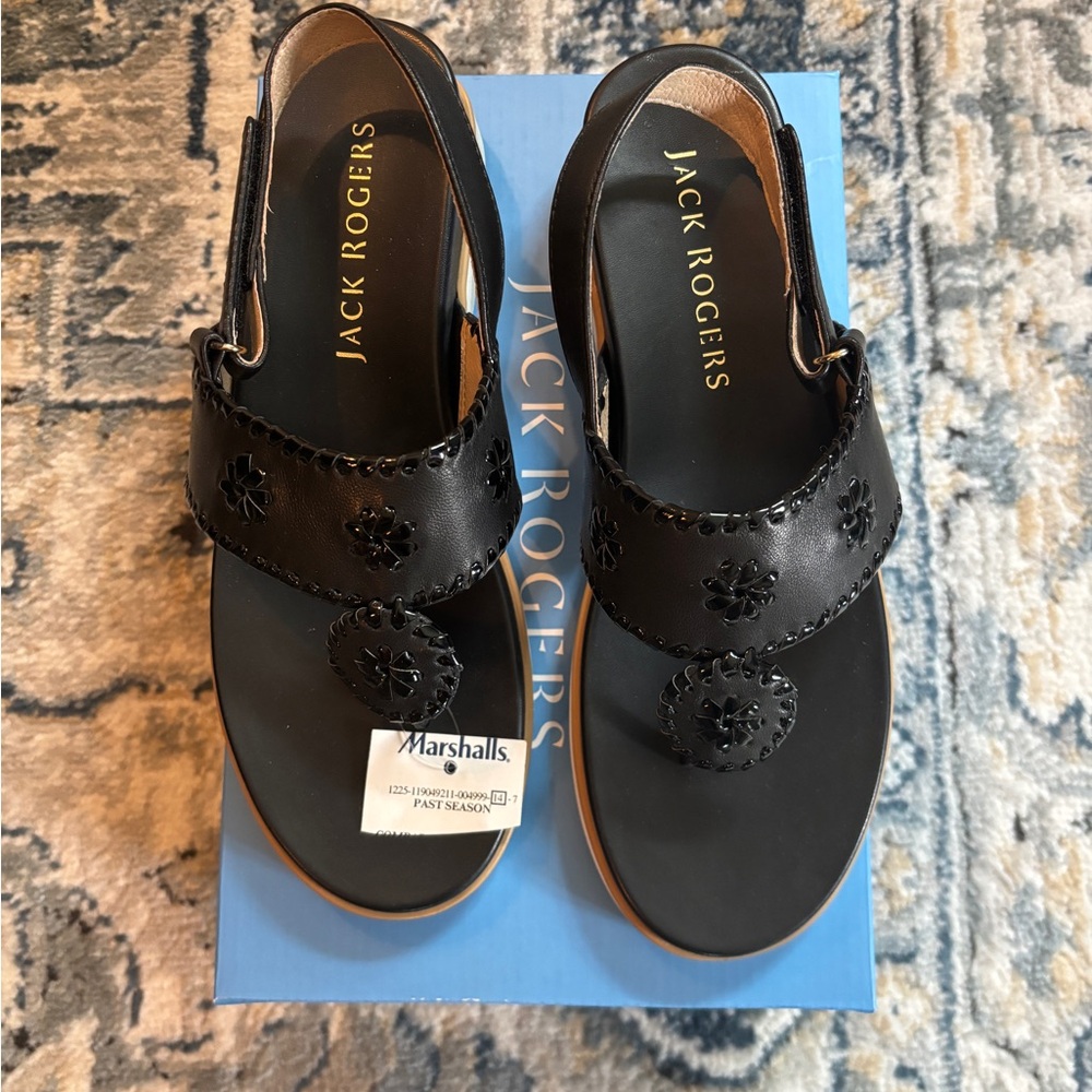 Jack Rogers Women's Black Sandals
